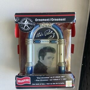 Elvis Presley Blue Christmas Ornament